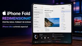 Cum arată iPhone Fold redimensionat pentru noul format de ecran; iPhone Ultra schimbă aspectul!