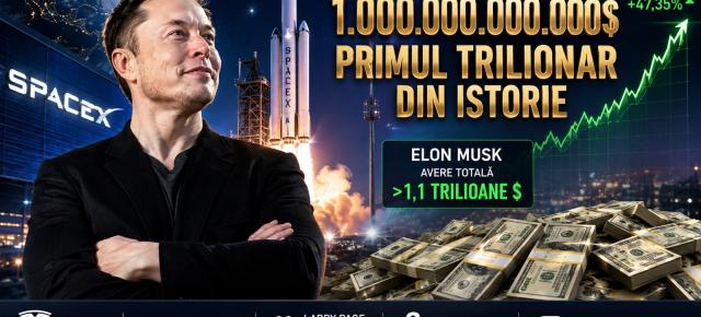 Elon Musk a devenit primul trilionar din istorie după listarea spectaculoasă a SpaceX la bursă
