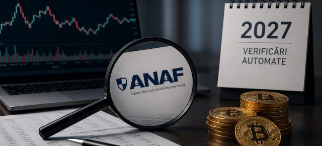 Crypto intră sub lupa ANAF - autoritatea pregătește verificări automate din 2027 (amenzi de până la 150.000 lei)