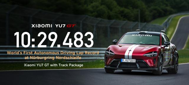 Xiaomi YU7 GT este prima mașină autonomă ce străbate întreg circuitul Nürburgring; Mai lentă decât testul cu șofer uman pe același traseu?