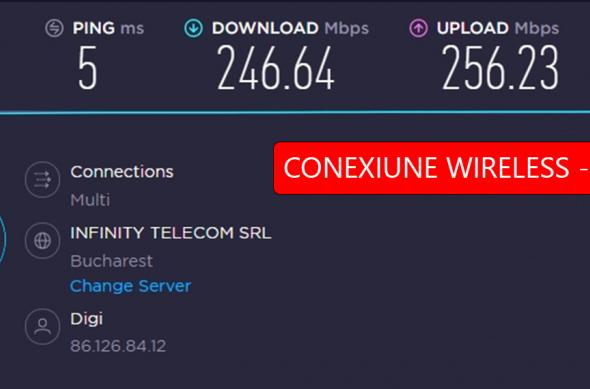 Test viteză - Router Mercusys MR70X: Speedtest_5GHz_wifi.jpg
