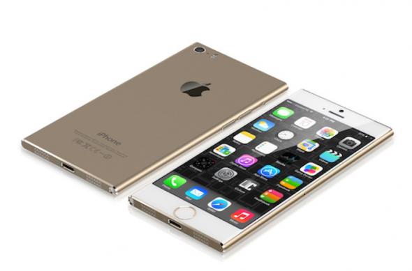 iPhone 6 randat de celebrul designer Martin Hajek cu un look de iPod Nano: concept_iphone_6_iculture_goud.jpg