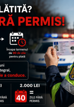 Ai o amendă rutieră și o ignori? De acum poți rămâne fără permis! Regulile au intrat oficial în vigoare