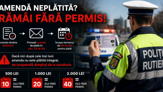 Ai o amendă rutieră și o ignori? De acum poți rămâne fără permis! Regulile au intrat oficial în vigoare