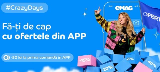 eMAG dă startul Crazy Days: reduceri la telefoane, căști wireless, smartwatch-uri și multe altele; Iată cele mai bune oferte