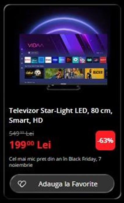 Black Friday 2025, Live Blogging Mobilissimo; Reduceri și cataloage eMAG, PC Garage, Fashion Days, evoMAG.ro, Flanco... - imaginea 166