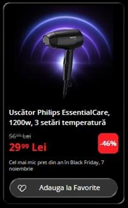 Black Friday 2025, Live Blogging Mobilissimo; Reduceri și cataloage eMAG, PC Garage, Fashion Days, evoMAG.ro, Flanco... - imaginea 174