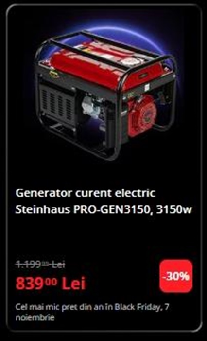 Black Friday 2025, Live Blogging Mobilissimo; Reduceri și cataloage eMAG, PC Garage, Fashion Days, evoMAG.ro, Flanco... - imaginea 188