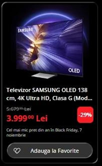 Black Friday 2025, Live Blogging Mobilissimo; Reduceri și cataloage eMAG, PC Garage, Fashion Days, evoMAG.ro, Flanco... - imaginea 198