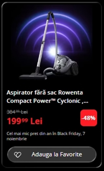 Black Friday 2025, Live Blogging Mobilissimo; Reduceri și cataloage eMAG, PC Garage, Fashion Days, evoMAG.ro, Flanco... - imaginea 200