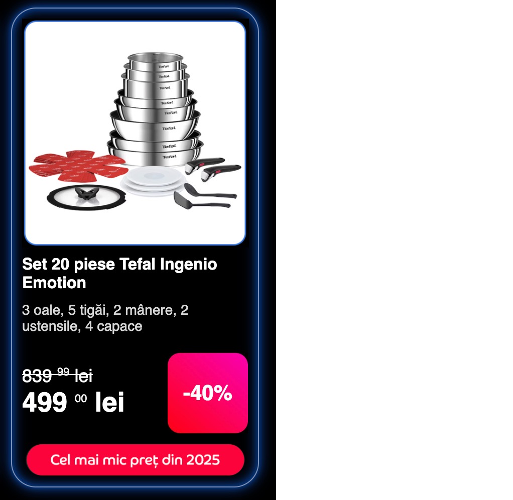 Black Friday 2025, Live Blogging Mobilissimo; Reduceri și cataloage eMAG, PC Garage, Fashion Days, evoMAG.ro, Flanco... - imaginea 270