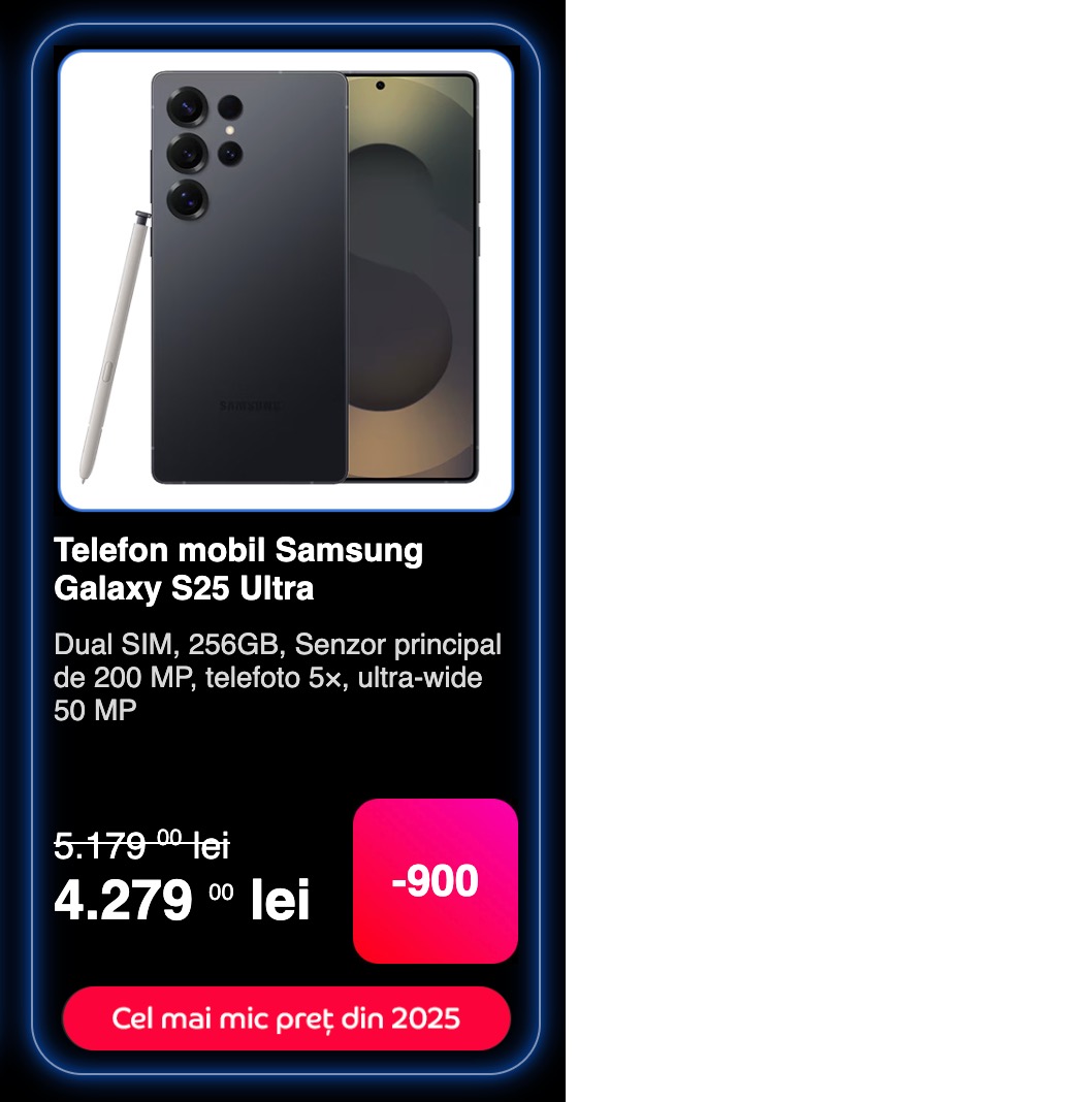 Black Friday 2025, Live Blogging Mobilissimo; Reduceri și cataloage eMAG, PC Garage, Fashion Days, evoMAG.ro, Flanco... - imaginea 285