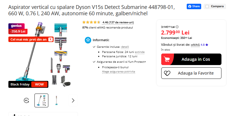 Black Friday 2025, Live Blogging Mobilissimo; Reduceri și cataloage eMAG, PC Garage, Fashion Days, evoMAG.ro, Flanco... - imaginea 343