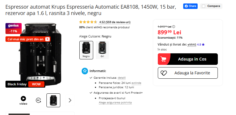 Black Friday 2025, Live Blogging Mobilissimo; Reduceri și cataloage eMAG, PC Garage, Fashion Days, evoMAG.ro, Flanco... - imaginea 376