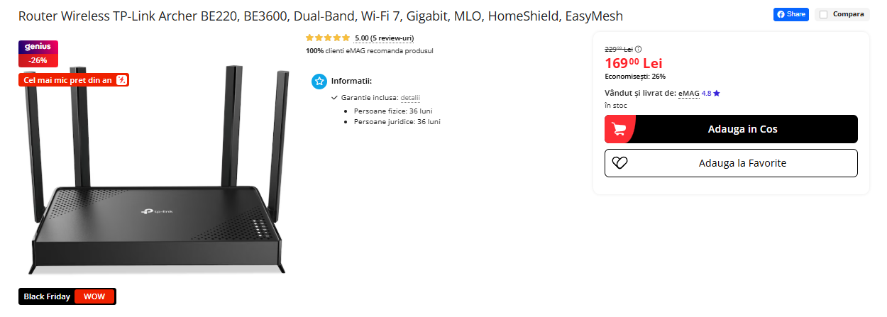 Black Friday 2025, Live Blogging Mobilissimo; Reduceri și cataloage eMAG, PC Garage, Fashion Days, evoMAG.ro, Flanco... - imaginea 401