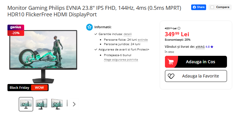 Black Friday 2025, Live Blogging Mobilissimo; Reduceri și cataloage eMAG, PC Garage, Fashion Days, evoMAG.ro, Flanco... - imaginea 407