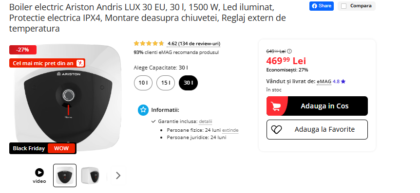 Black Friday 2025, Live Blogging Mobilissimo; Reduceri și cataloage eMAG, PC Garage, Fashion Days, evoMAG.ro, Flanco... - imaginea 450