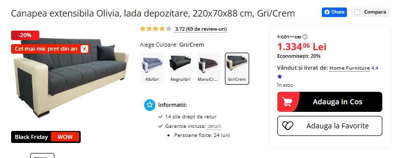 Black Friday 2025, Live Blogging Mobilissimo; Reduceri și cataloage eMAG, PC Garage, Fashion Days, evoMAG.ro, Flanco... - imaginea 454