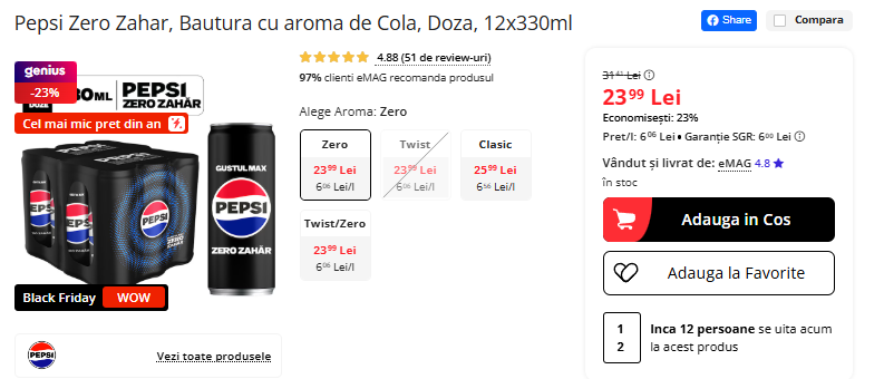 Black Friday 2025, Live Blogging Mobilissimo; Reduceri și cataloage eMAG, PC Garage, Fashion Days, evoMAG.ro, Flanco... - imaginea 470