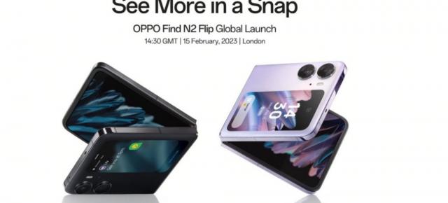 OPPO Find N2 Flip se va lansa global pe 15 februarie; Ce ne aduce pliabilul?