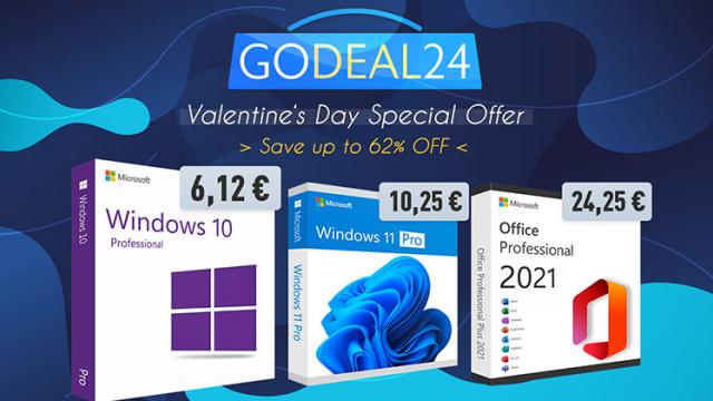 <b>Ofertele continuă pe GoDeal24 și ai licențe Windows 10 de la 30 de lei plus pachete cu Office și Windows pentru noul tău PC</b>La început de săptămână descoperim în inbox o nouă ofertă de la GoDeal24, retailerul care după cum bine știi, s-a specializat în comercializrea de licențe Microsoft, fie ele Windows sau Office. Acestea sunt achiziționate de companii în pachete mari