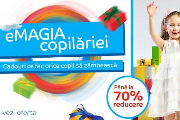 eMAG dă startul reducerilor cu ocazia zilei de 1 iunie; iată ce se află în ofertă
