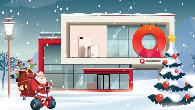 <b>În decembrie QuickMobile este ajutorul lui Moș Crăciun! Super reduceri zilnice până pe 22 decembrie la Polul Smart</b>Luna decembrie debutează cu reduceri foarte atractive din partea celor de la QuickMobile.ro, retailer ce a decis să vină cu o campanie numită Polul Smart 2017. Timp de 18 zile vom avea parte de produse la prețuri speciale