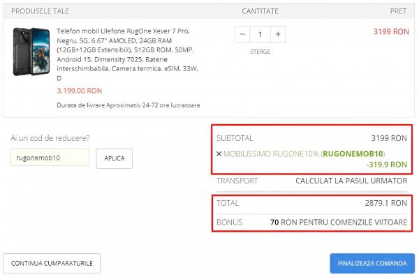RugOne Xever 7 / 7 Pro - Cupon discount