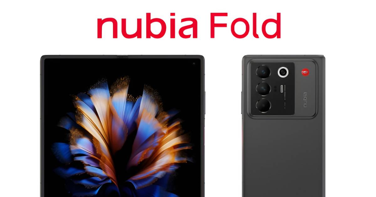 Nubia urmează să lanseze primul pliabil tip carte din portofoliu! Apare în randări alături de Nubia Flip 3