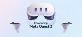 Meta Quest 3 a debutat! Casca de realitate mixtă vine ca rival pentru Apple Vision Pro, dar costă doar 500 de dolari