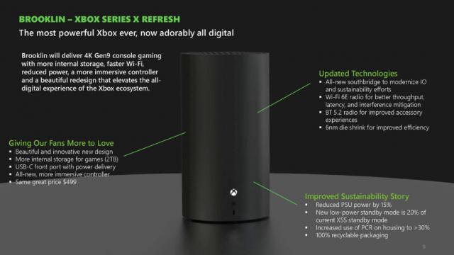 <b>Microsoft pregătește un refresh pentru consola Xbox Series X, în variantă digitală și cu design actualizat; Este dezvăluită în documente de la FTC</b>Deși a negat în numeroase rânduri faptul că pregătește un refresh pentru consola Xbox Series X, iată că planurile Microsoft sunt dezvăluite astăzi odată cu apariția unor documente din procesul FTC vs. Microsoft (referitor la achiziția