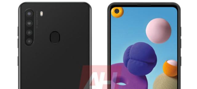Samsung Galaxy A21 apare la rândul său într-o randare credibilă și vine cu setup quad-camera în spate