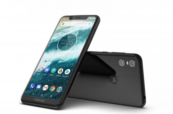 Motorola One, fotografii oficiale: Motorola-One-Black-Laydown-combo-1.jpg