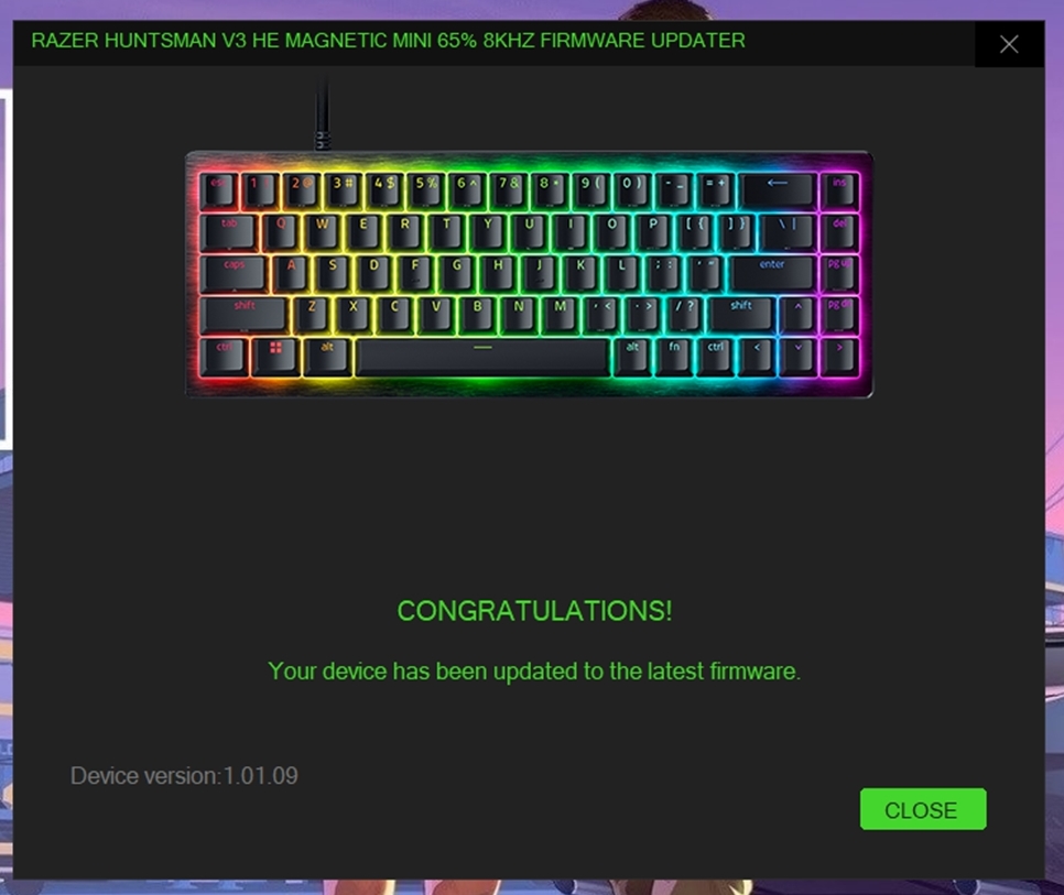 RAZER Huntsman V3 HE Magnetic Mini 65% 8KHz - Screenshots (galerie)