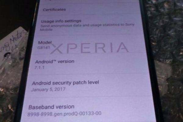 Prototip Sony Xperia XZ Premium