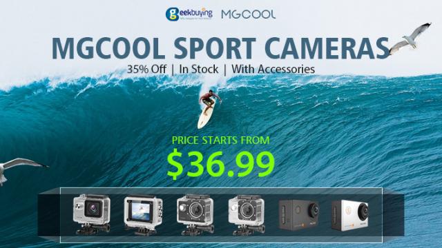 <b>MGCOOL dă startul unei campanii de vânzări flash pentru camerele video de acțiune Explorer; iată ce modele sunt incluse în ofertă!</b>Începând de astăzi cei de la MGCOOL dau startul unei campanii de vânzare flash pentru camerele video de acțiune Explorer, modele vândute prin intermediul platformei GeekBuying. Pe listă avem și camera Explorer ES 3K ce poate fi achiziționată pentru suma