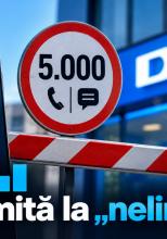 DIGI pune limită la „nelimitat”: după 5.000 de apeluri sau SMS-uri, serviciul poate fi suspendat