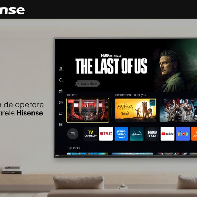 Ecosistemul VIDAA se extinde în România: Orange TV Go și Spotify pe televizoarele Hisense