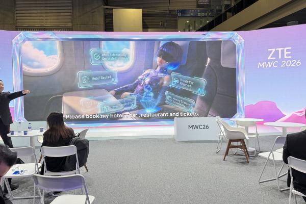 Turul standului ZTE - MWC 2026