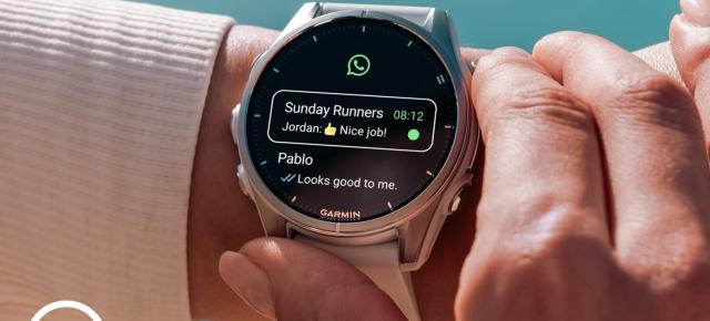 WhatsApp ajunge pe smartwatch-urile Garmin; Aplicația poate fi descărcată din Connect IQ Store