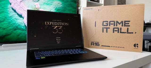 M-am jucat de sărbători jocul anului 2025 - Clair Obscur Expedition 33 pe laptop-ul de gaming de buget GIGABYTE A16 CHV, cu RTX 5060
