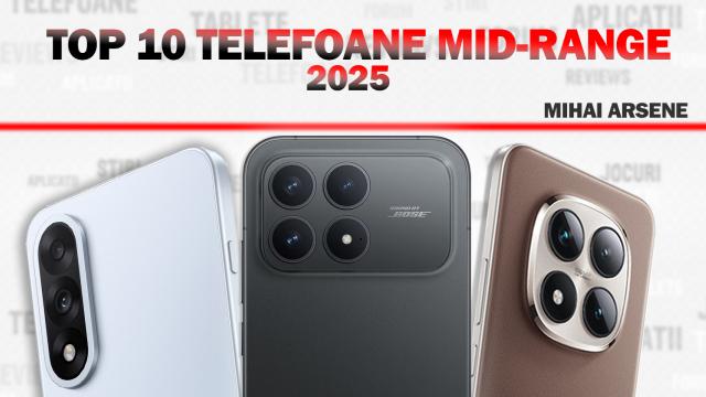 <b>Top 10 telefoane midrange ale anului 2025, în viziunea lui Mihai Arsene: De la design îndrăzneț la variante „sigure” și de durată</b>Nu doar flagship-urile ne-au ținut în priză în 2025, ci si telefoanele midrange, poate chiar mai mult. Segmentul acesta a devenit extrem de aglomerat și de greu de definit: ai modele cu procesoare din seria Snapdragon 7, dar și variante tip
