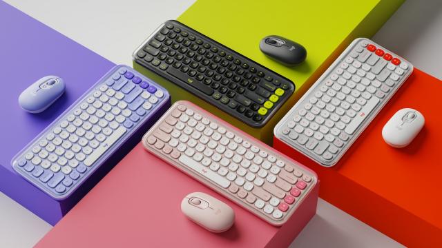 <b>Logitech prezintă POP Icon Keys - tastatură colorată, cu „personalitate”, pentru task-uri office și productivitate</b>Cei de la Logitech au anunțat azi periferice axate pe muncă office, de acasă sau de la birou. E vorba despre tastatura POP Icon Keys, model colorat, cu „personalitate”, conceput pentru a crește productivitatea și POP Mouse, model ce se asortează perfect
