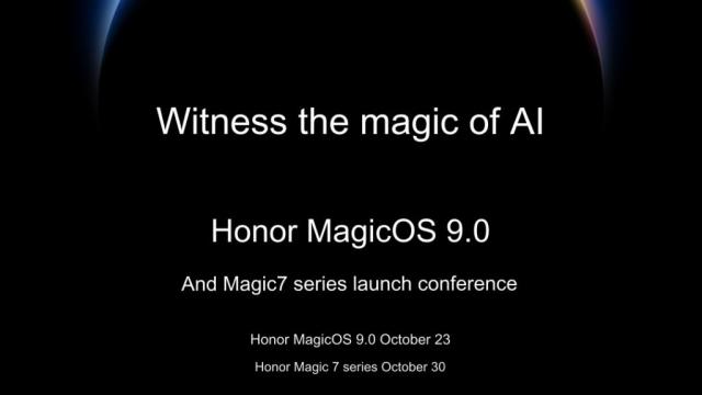 <b>Honor va prezenta noul UI MagicOS 9.0 pe 23 octombrie, iar o săptămână mai târziu vine și flagship-ul Magic7</b>Și a doua parte a lunii octombrie se anunță aglomerată în materie de lansări smartphone, iar printre modelele lăsate chiar la final se numără și Honor Magic7 Pro care vine fix pe 30 octombrie. Între timp așteptăm ca pe data de 23 octombrie