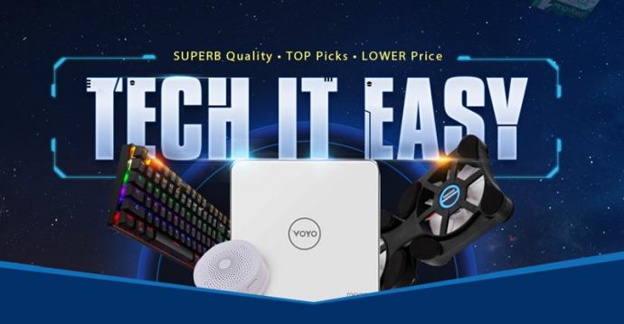 <b>Campania 'Tech it Easy' a unui retailer chinez ne aduce SSD-uri, tastaturi mecanice și stick-uri de memorie cu scanner de amprente la super-prețuri!</b>Deși v-am obișnuit cu prezentarea de smartphone-uri, tablete și ceasuri inteligente la prețuri foarte accesibile - produse vândute de către retailerii chinezi, astăzi facem o mică schimbare și ne îndreptăm atenția către o campanie de discount-uri ceva mai