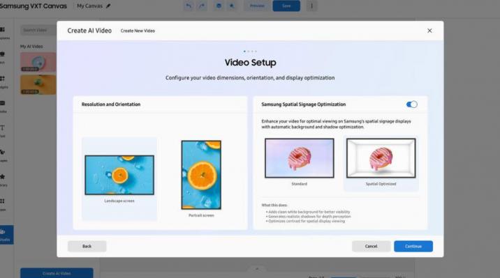 Sistemele de afişaj 3D fără ochelari ajung în retail: Samsung lansează Spatial Signage