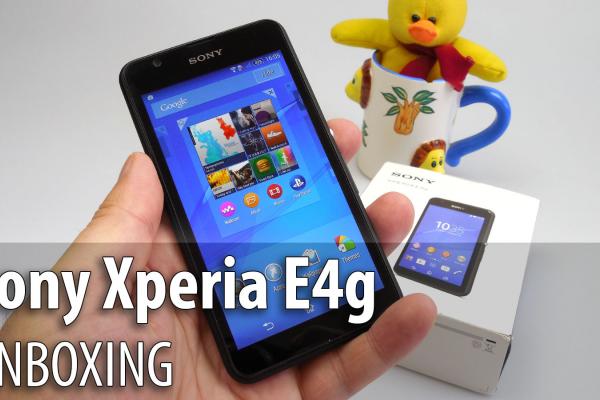 Sony Xperia E4g Unboxing: upgrade binevenit pentru modelul low end E4, cu un nou CPU şi un ecran mai mic (Video)
