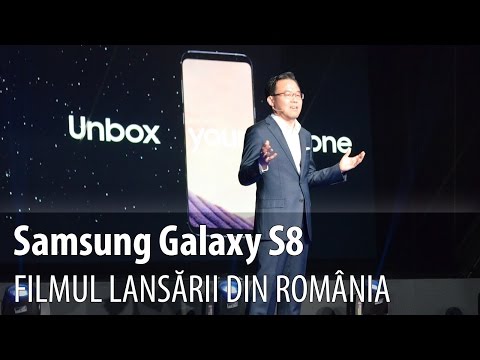 Eveniment lansare Samsung Galaxy S8 și Galaxy S8+ în România (Video)