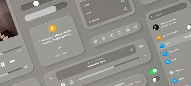 iOS 18 ar putea aduce elemente noi de UI / UX, inspirate de noul visionOS