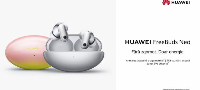 Noile căști HUAWEI FreeBuds Neo sunt acum disponibile în România, au ANC și o tijă foarte scurtă